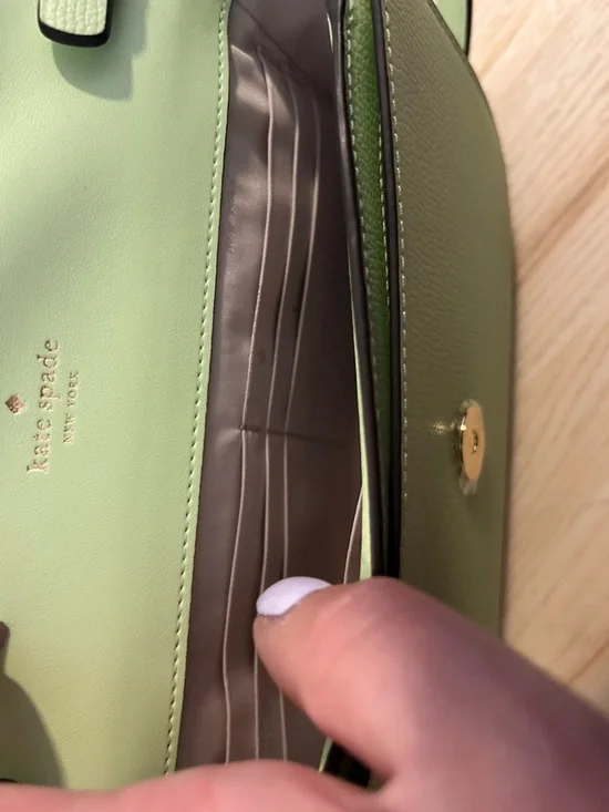🍏🍐🍋‍🟩💚 Kate Spade spring green crossbody bag - Picture 6 of 8
